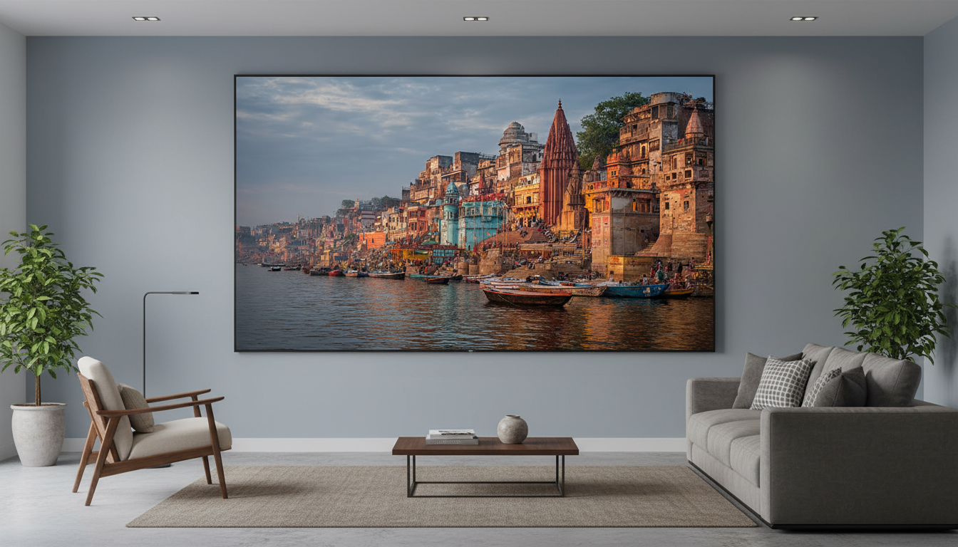 Famous Varanasi Ghat Vastu Wall Art for Home & Office Decor | Art No. 838 - Image 4