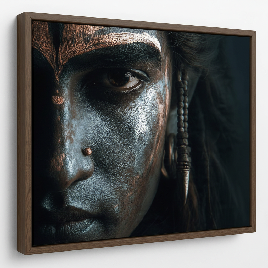 Lord Shiva Face Wall Art for Home & Office Decor | Art No. 849 - Image 3