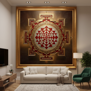 Sri Yantra Vastu Wall Art For Home and Office Decor | Art No. 829