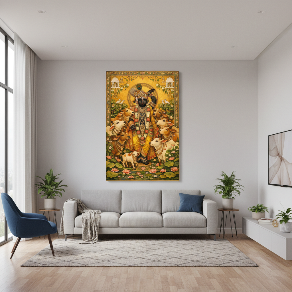 Divine Shrinath Ji Wall Art for Home & Office Decor | Art No. 818 - Image 3