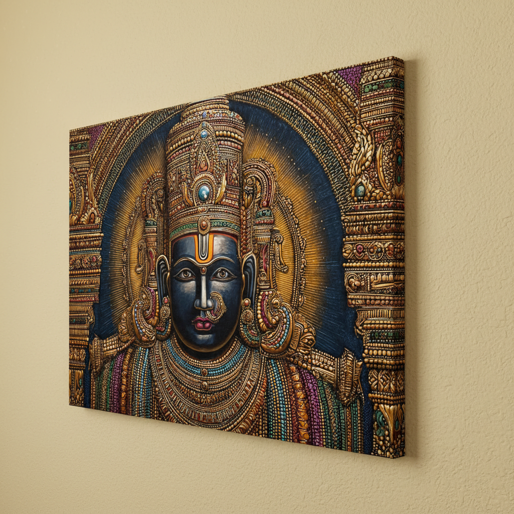 Shri Balaji Devotional Wall Art for Home & Office Decor | Art No. 917 - Image 3