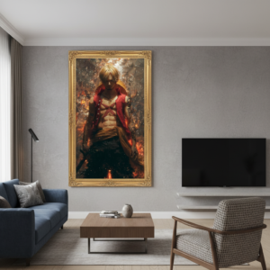 Pirate Themed Anime Hero Wall Art for Home & Office Decor | Art No. 791