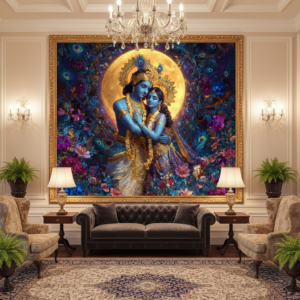 Enchanting Radha Krishna Wall Art for Home & Office Decor | Art No. 858