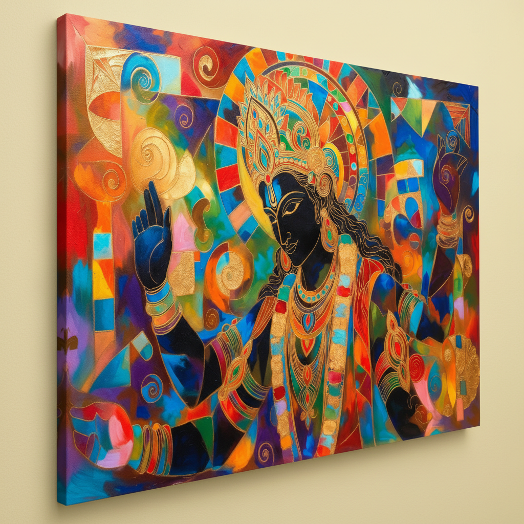 Tanjore Art Devotional Wall Art for Home & Office Decor | Art No. 914 - Image 2