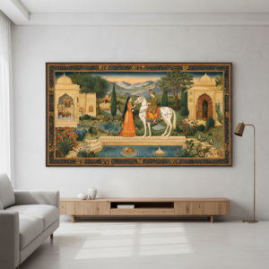 Mughal Traditional Wall Art for Home & Office Decor | Art No. 903