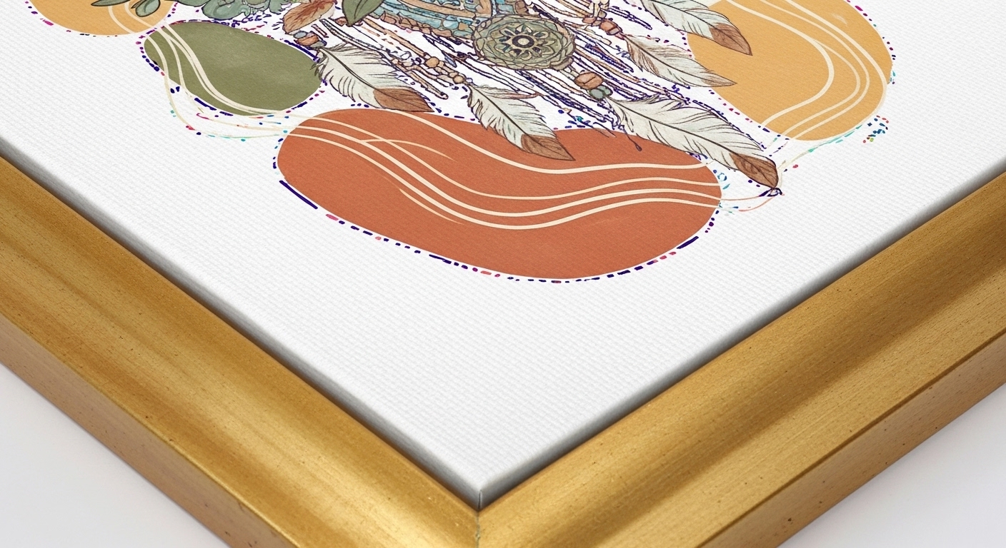 Enchanting Boho Chic Wall Art for Home & Office Decor | Art No. 895 - Image 4