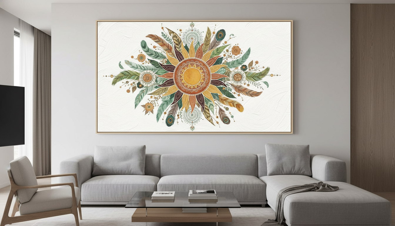 Enchanting Boho Chic Wall Art for Home & Office Decor | Art No. 890
