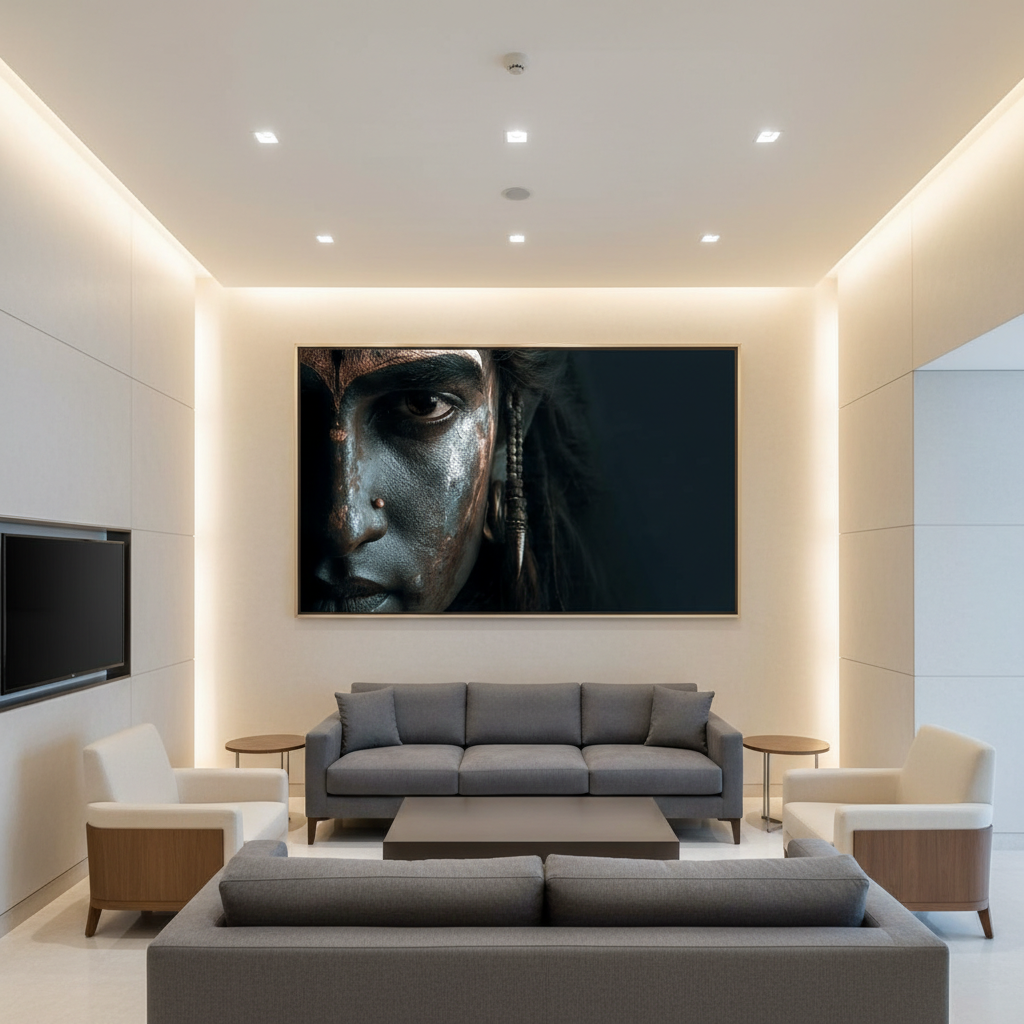 Lord Shiva Face Wall Art for Home & Office Decor | Art No. 849 - Image 5
