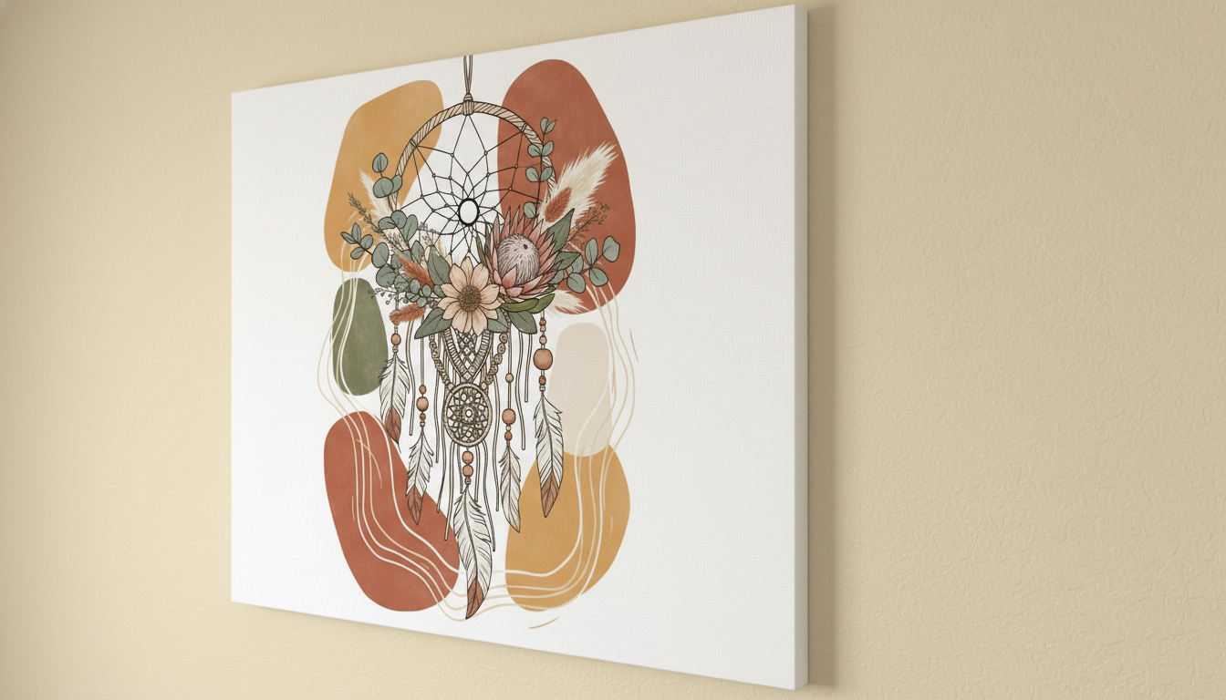 Enchanting Boho Chic Wall Art for Home & Office Decor | Art No. 895 - Image 5