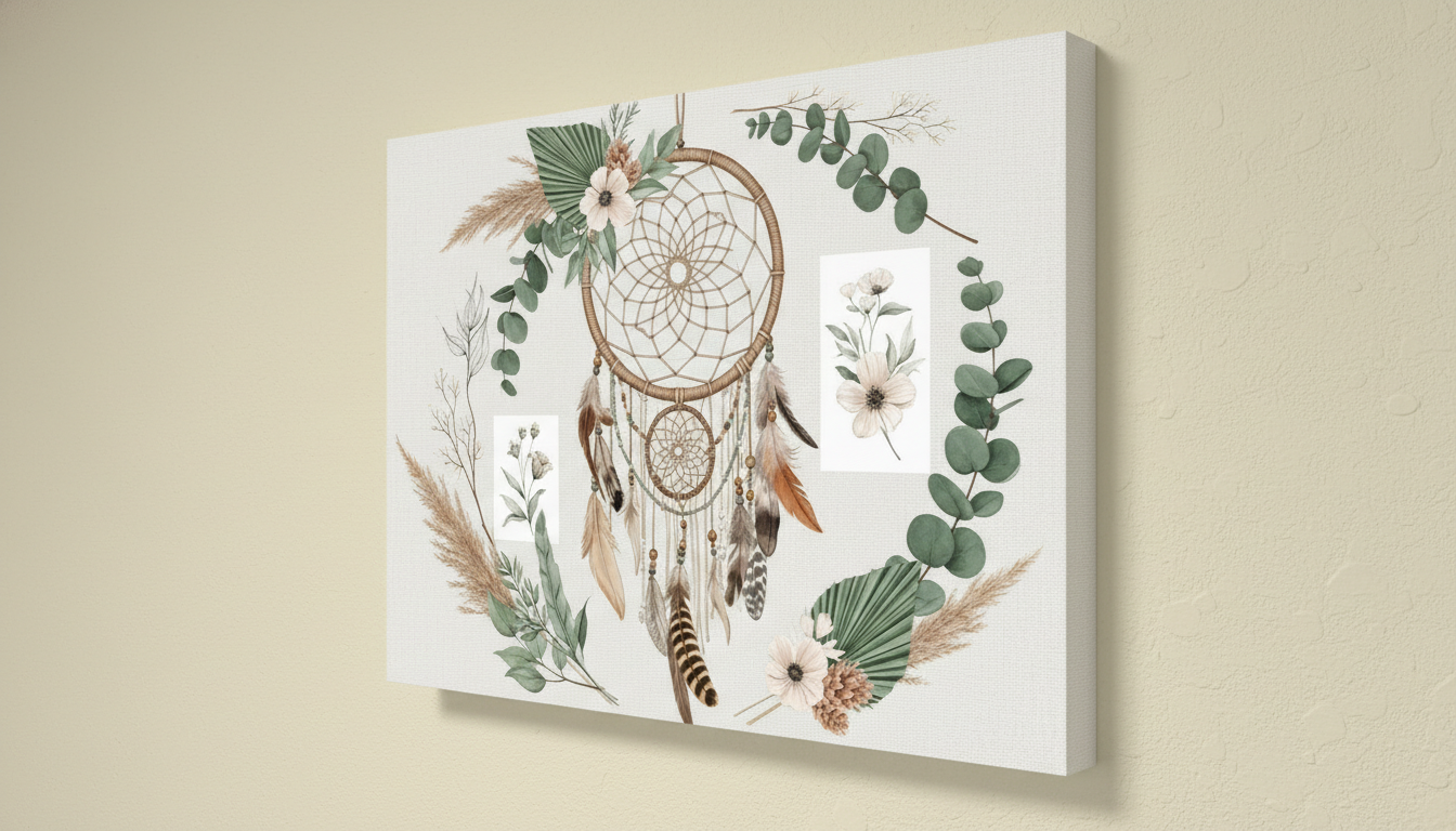 Enchanting Boho Chic Wall Art for Home & Office Decor | Art No. 893 - Image 4