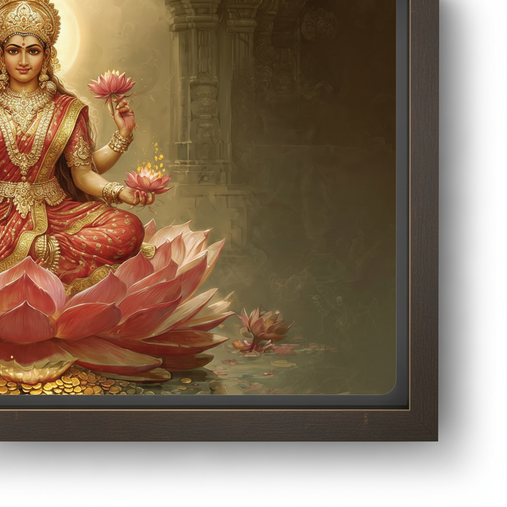 Goddess Lakshmi Vastu Wall Art for Home & Office Decor | Art No. 815 - Image 5