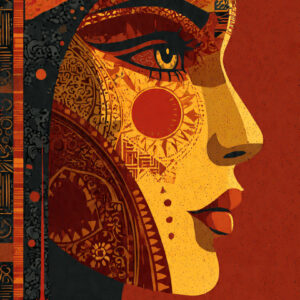 Women Face Abstract Wall Art for Home & Office Decor | Art No. 921