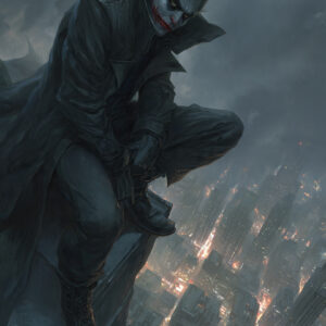 Dark Clown Character Wall Art for Home & Office Decor | Art No. 792