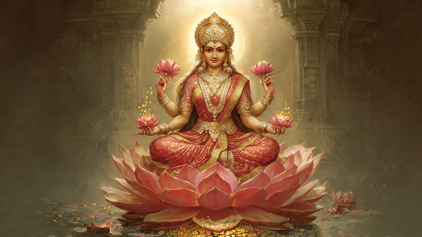 Goddess Lakshmi Vastu Wall Art for Home & Office Decor | Art No. 815 - Image 2