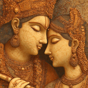 Enchanting Radha Krishna Love Wall Art for Home & Office Decor | Art No. 874