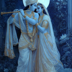 Divine Radha Krishna Love Wall Art for Home & Office Decor | Art No. 878