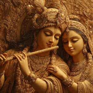 Divine Radha Krishna Love Wall Art for Home & Office Decor | Art No. 881