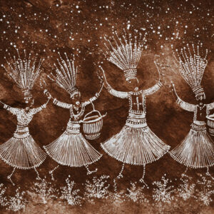 Indian Ethnic Daily Activity Warli Wall Art for Home & Office Decor | Art No. 952