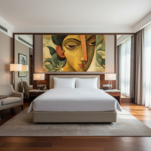 Indian Ethnic: Everyday Faces Kalighat Wall Art for Home & Office Decor | Art No. 959