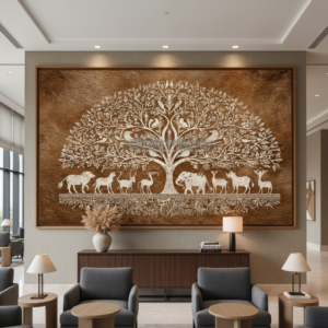 Indian Ethnic Daily Activity Warli Wall Art for Home & Office Decor | Art No. 953