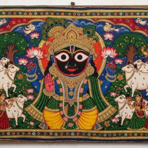 Lord Shrinath Ji Pichwai Wall Art for Home Decor | Art No. 992