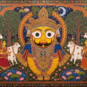 Lord Shrinath Ji Pichwai Wall Art for Home Decor | Art No. 994