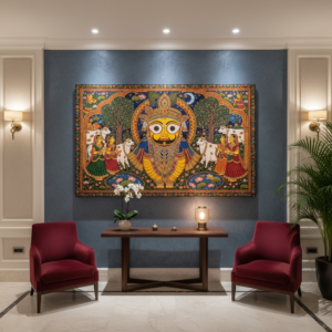 Lord Shrinath Ji Pichwai Wall Art for Home Decor | Art No. 994