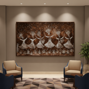 Indian Ethnic Daily Activity Warli Wall Art for Home & Office Decor | Art No. 952