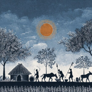 Indian Ethnic Daily Activity Warli Wall Art for Home & Office Decor | Art No. 950