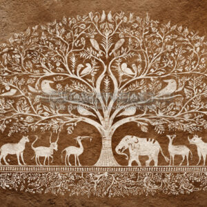 Indian Ethnic Daily Activity Warli Wall Art for Home & Office Decor | Art No. 953